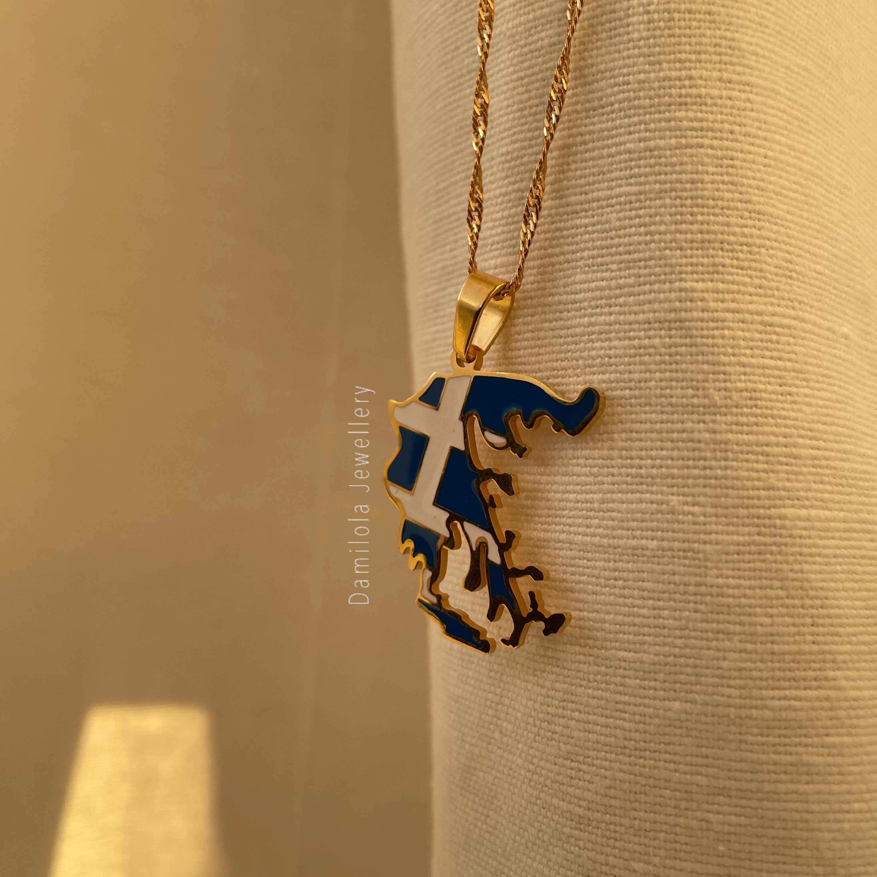 Greece Flag Necklace 🇬🇷