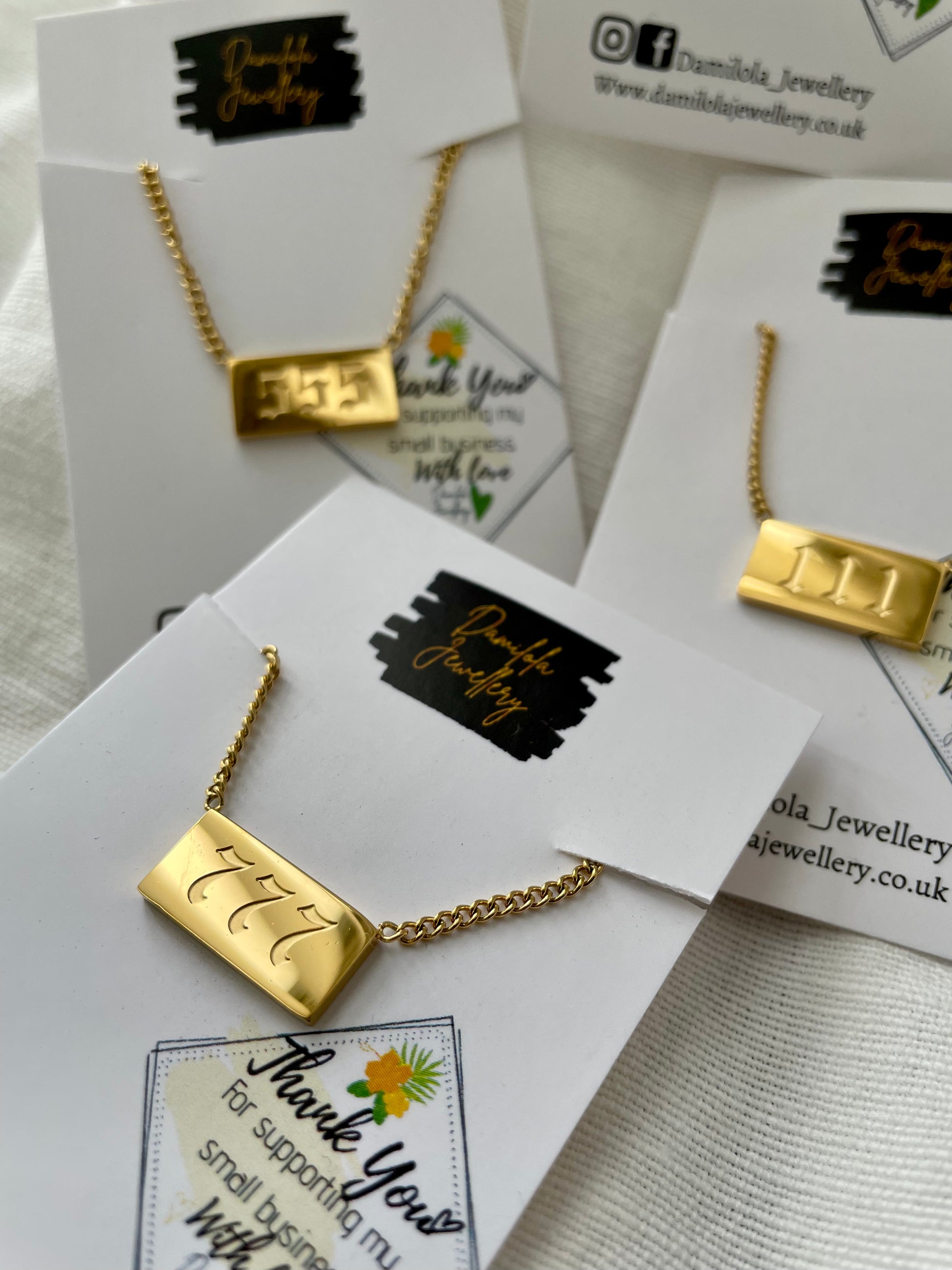 Angel Numbers Necklace