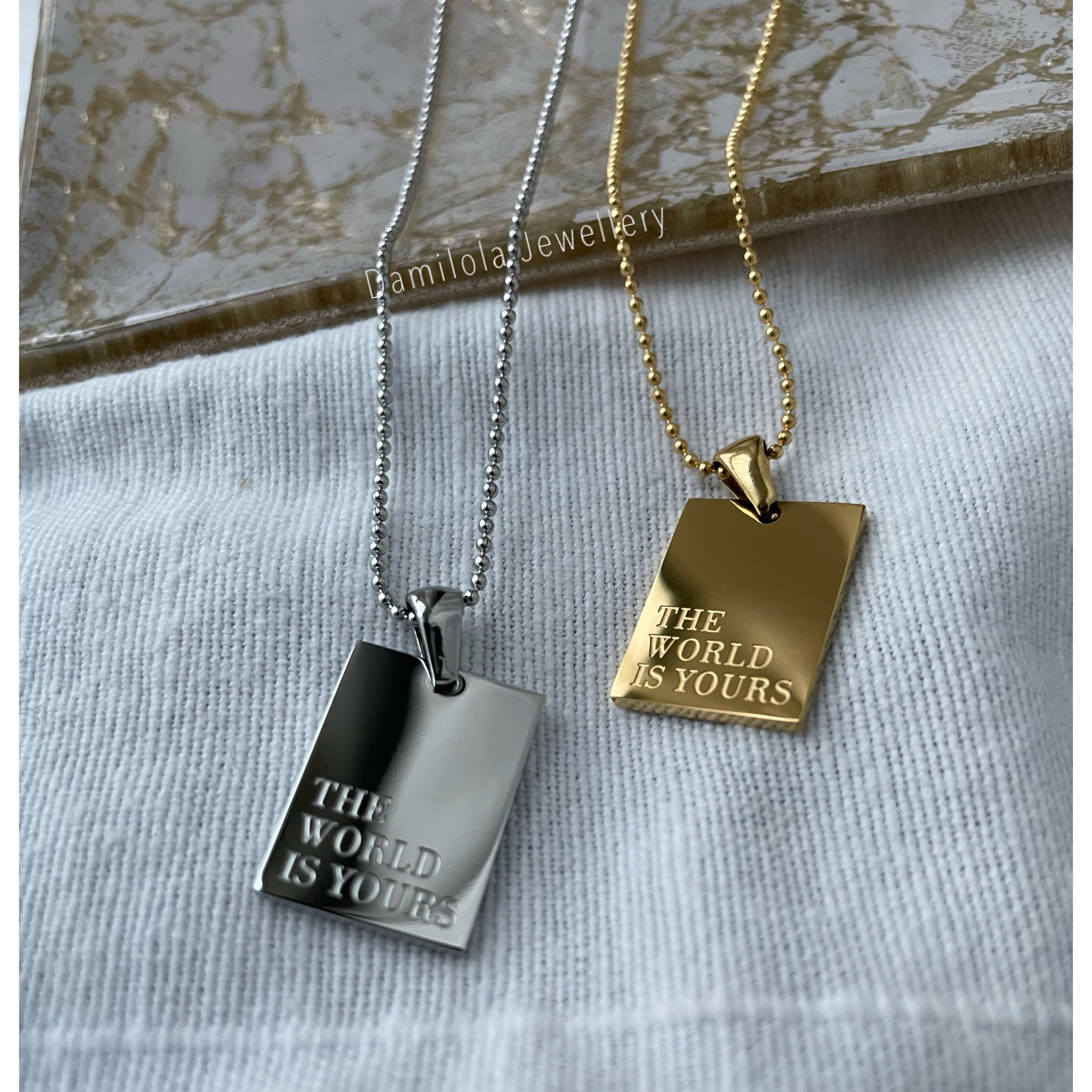 ‘The World Is Yours’ Necklace