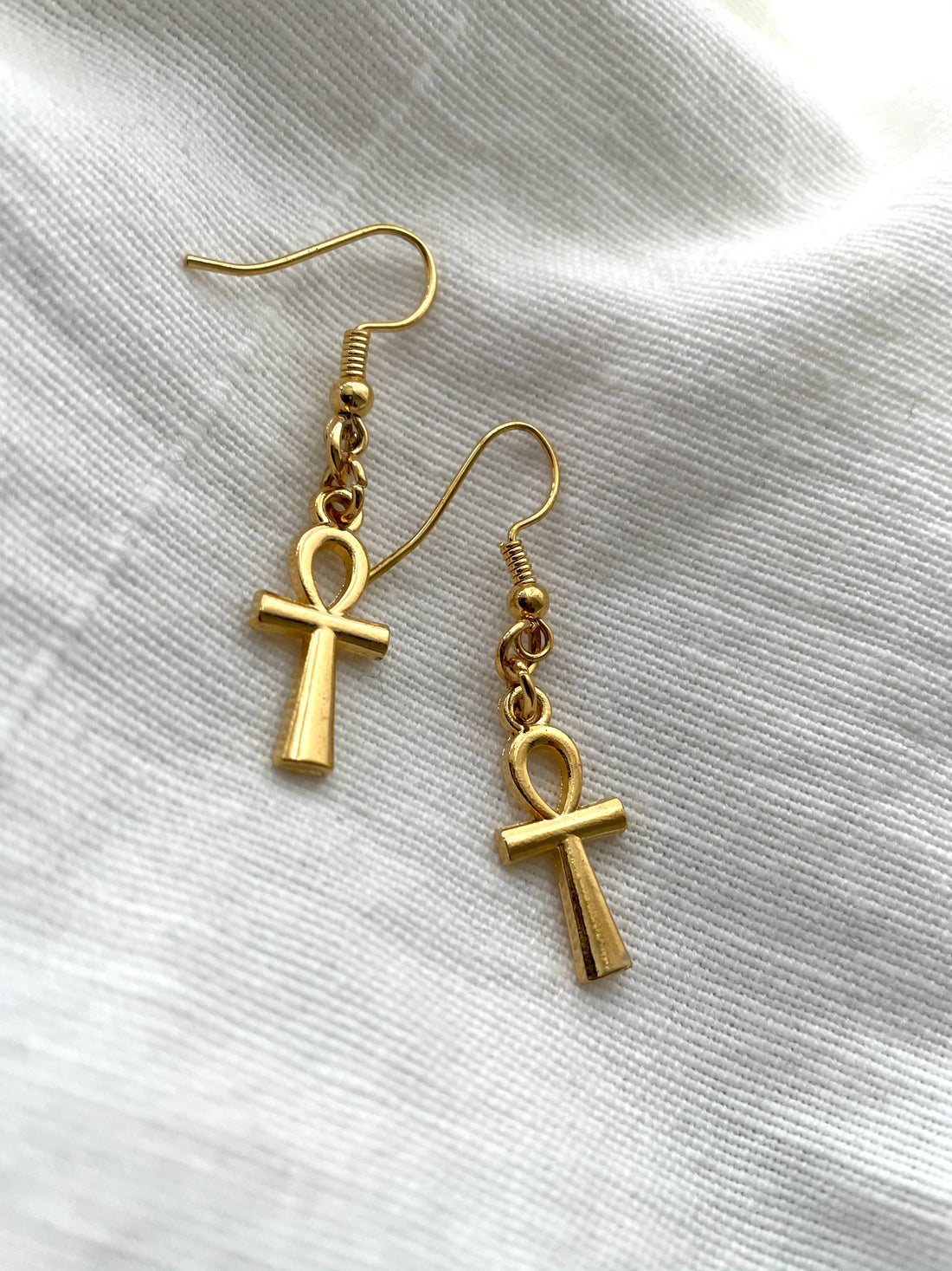 ankh earrings