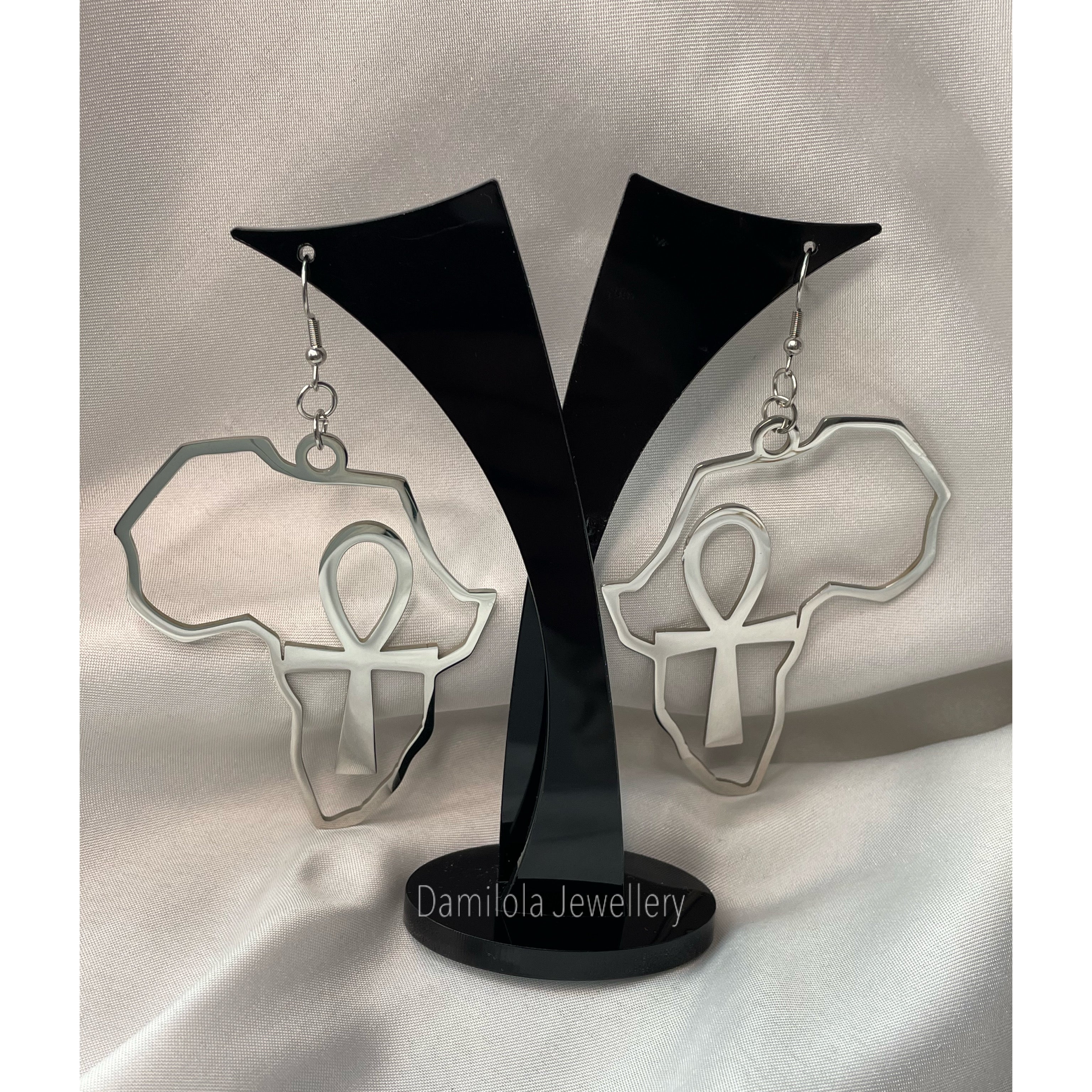 Ankh earrings africa