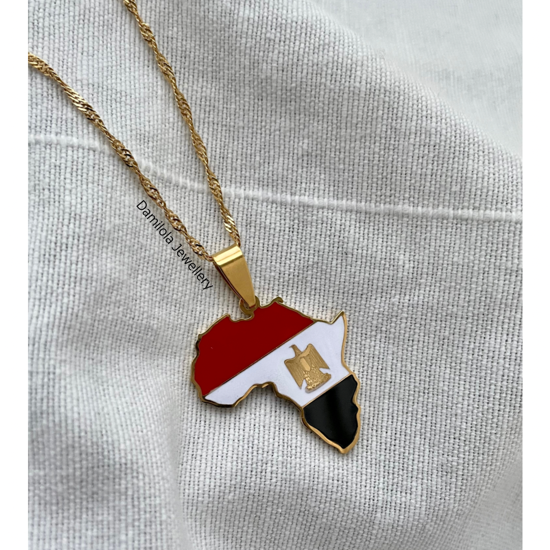 Egypt Flag Necklace 🇪🇬