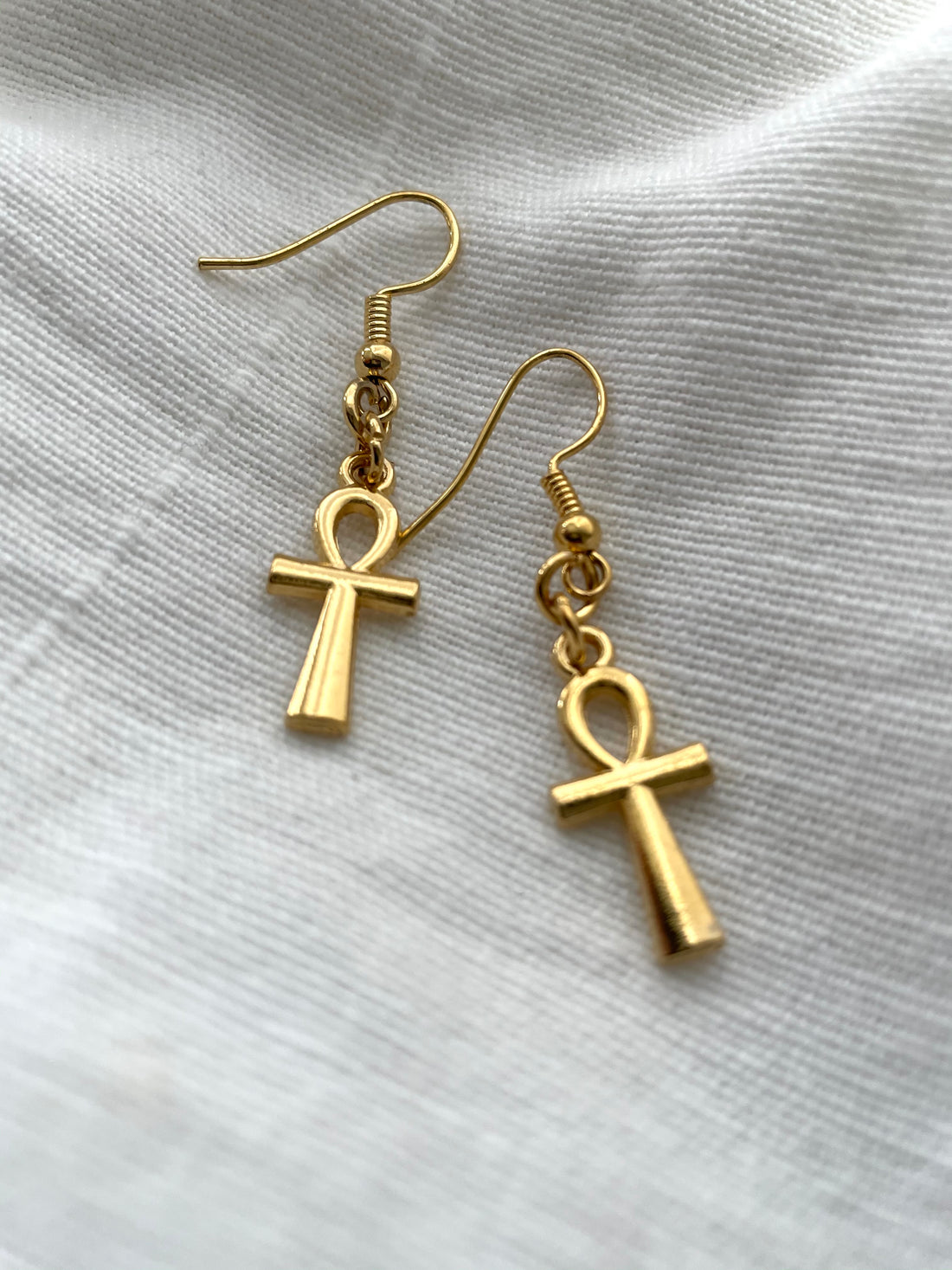 ankh earrings