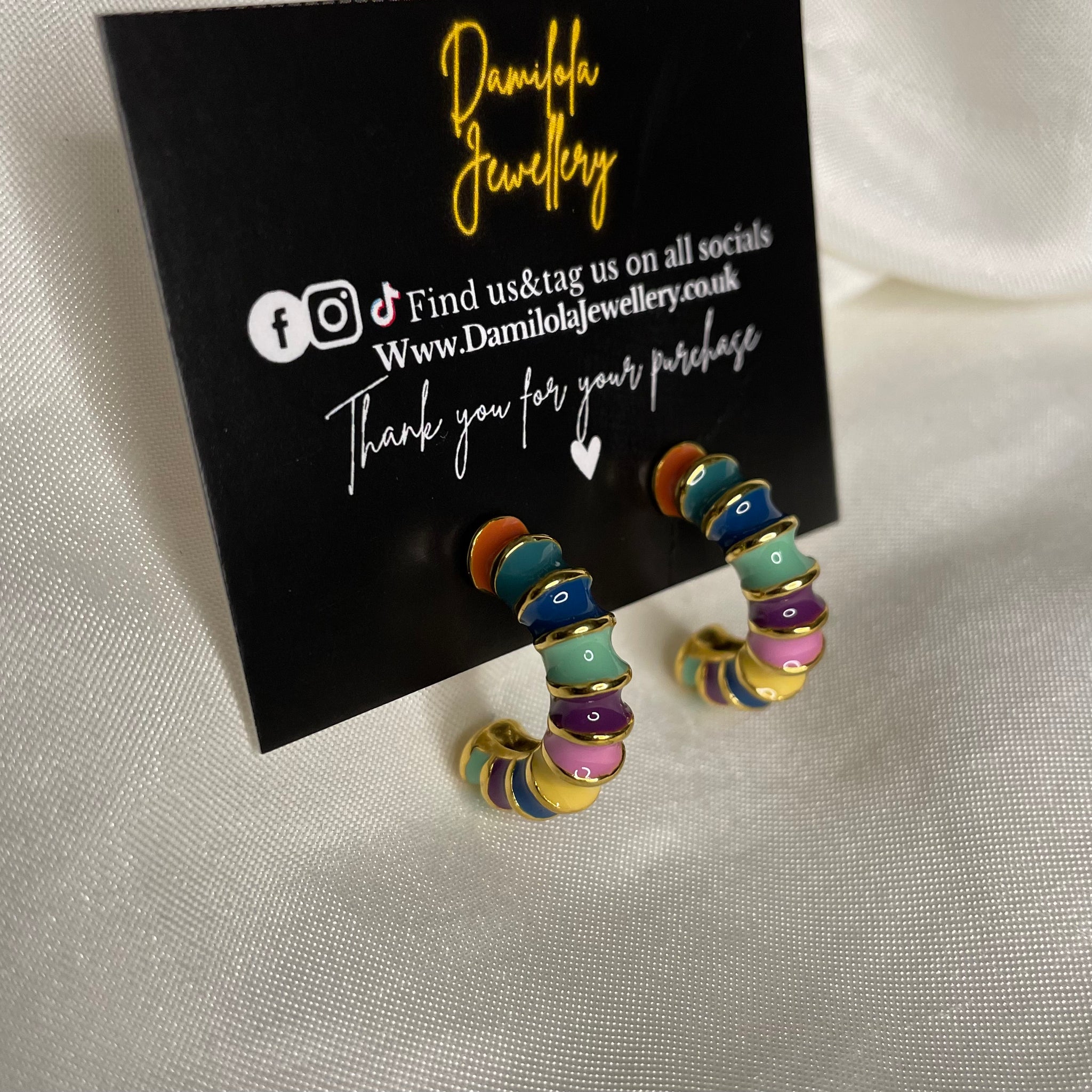 Small Spectrum ‘Solange’ Hoops