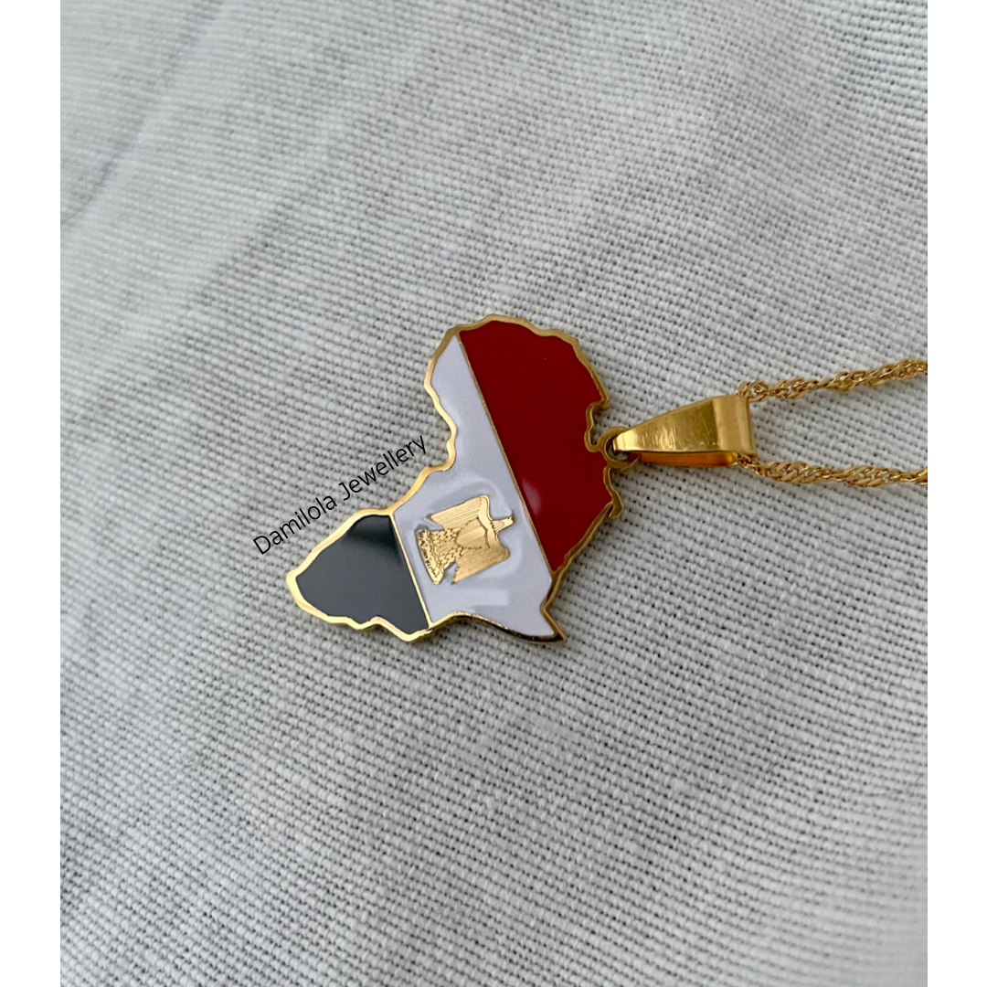 Egypt Flag Necklace 🇪🇬