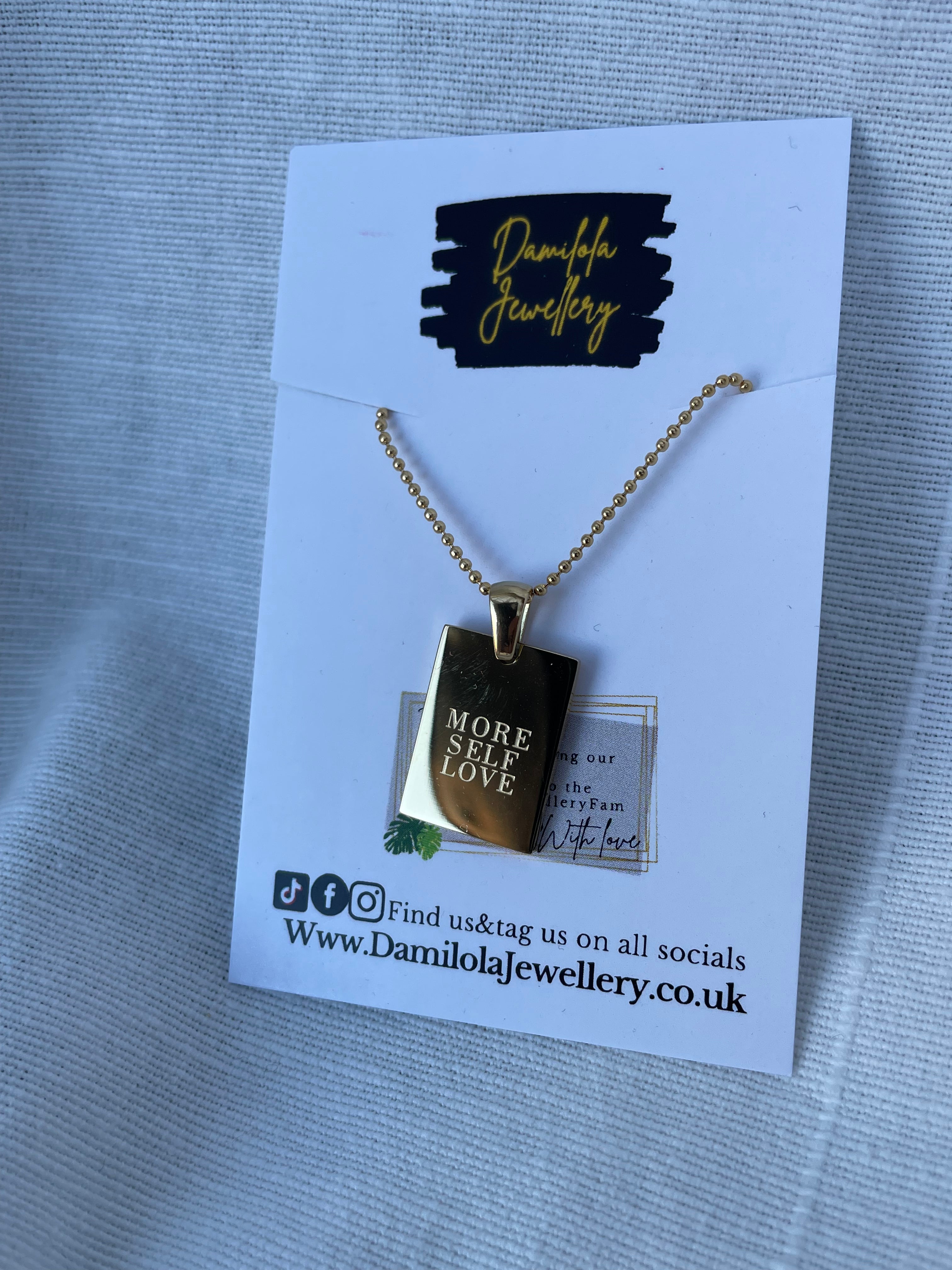 ‘More Self Love’ Necklace