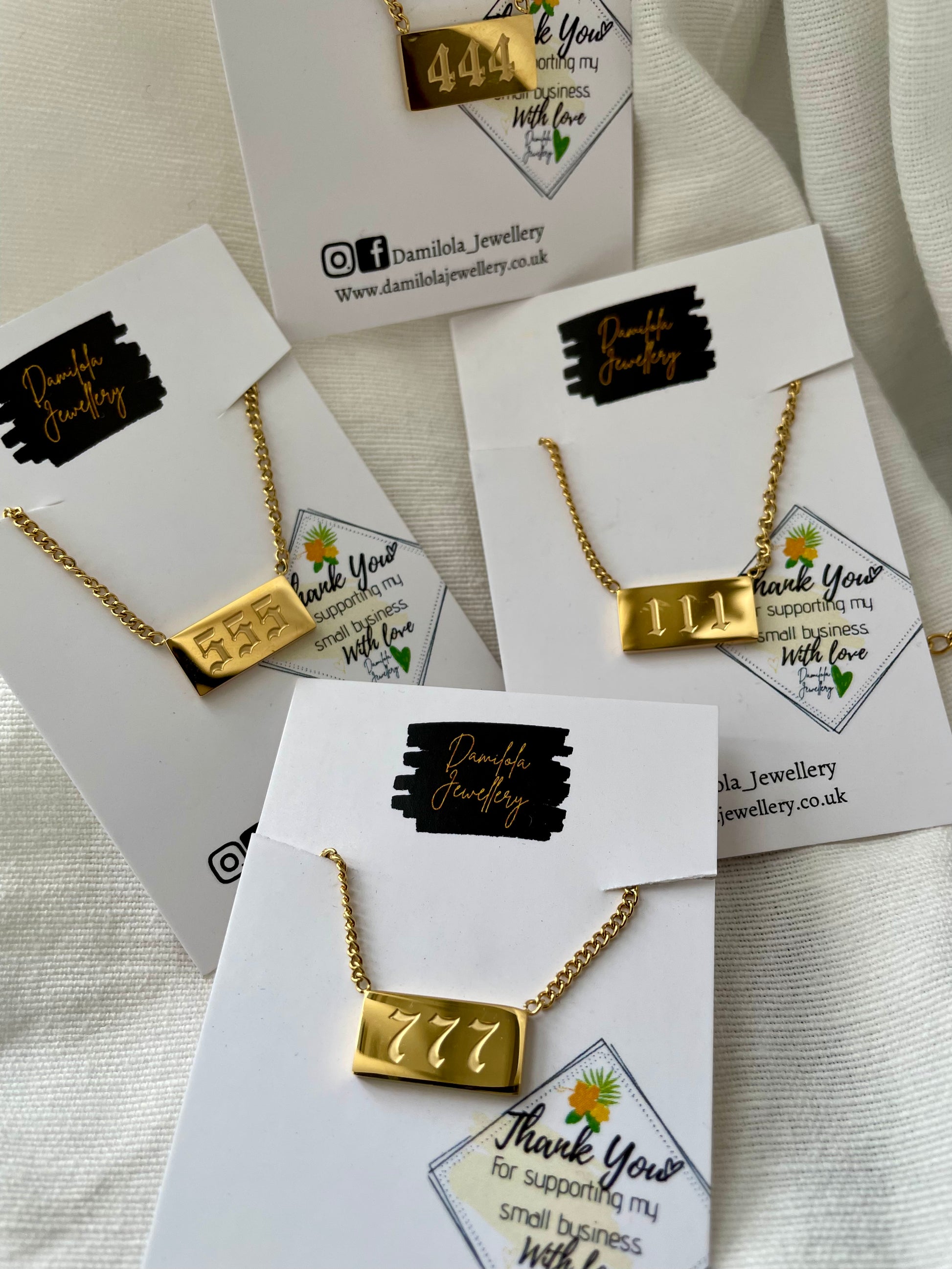 Angel Numbers Necklace