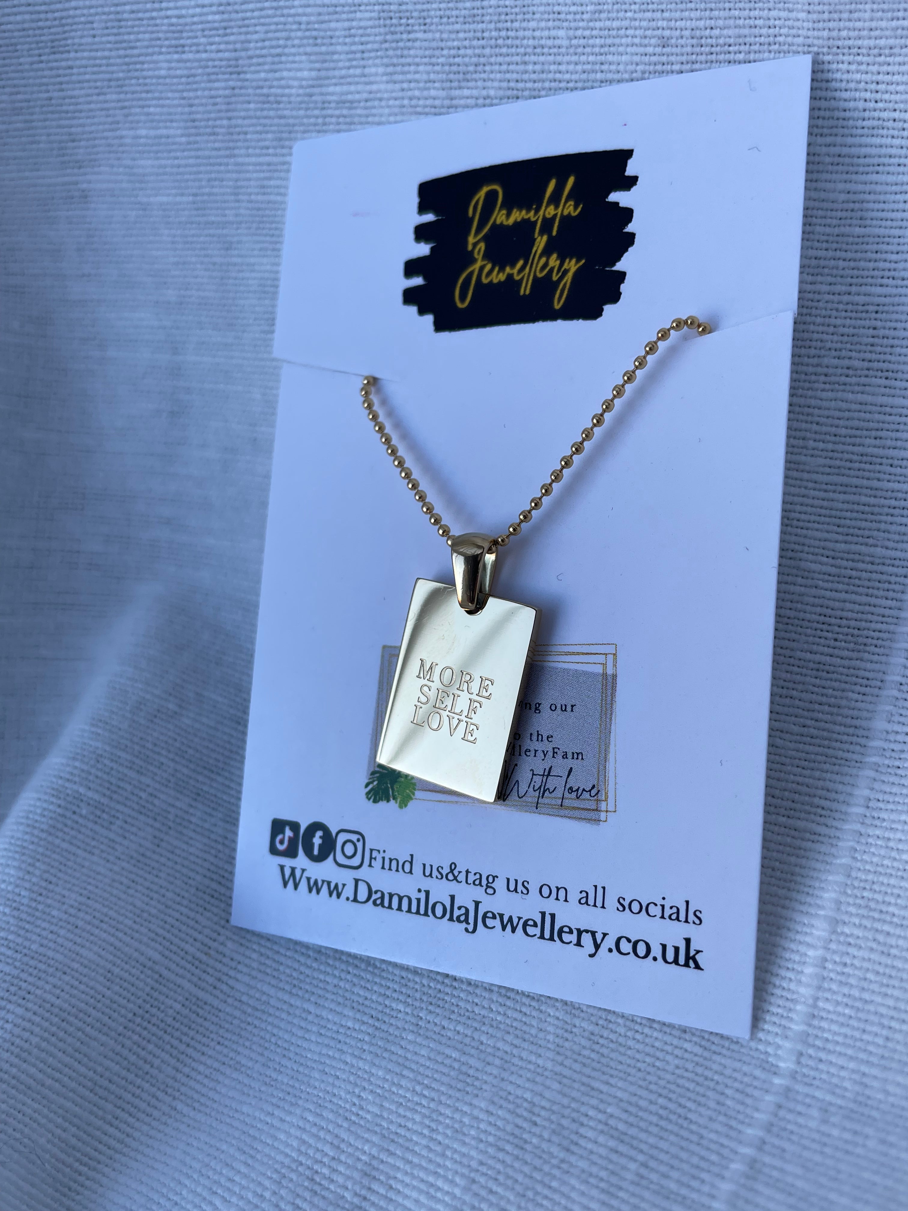 ‘More Self Love’ Necklace