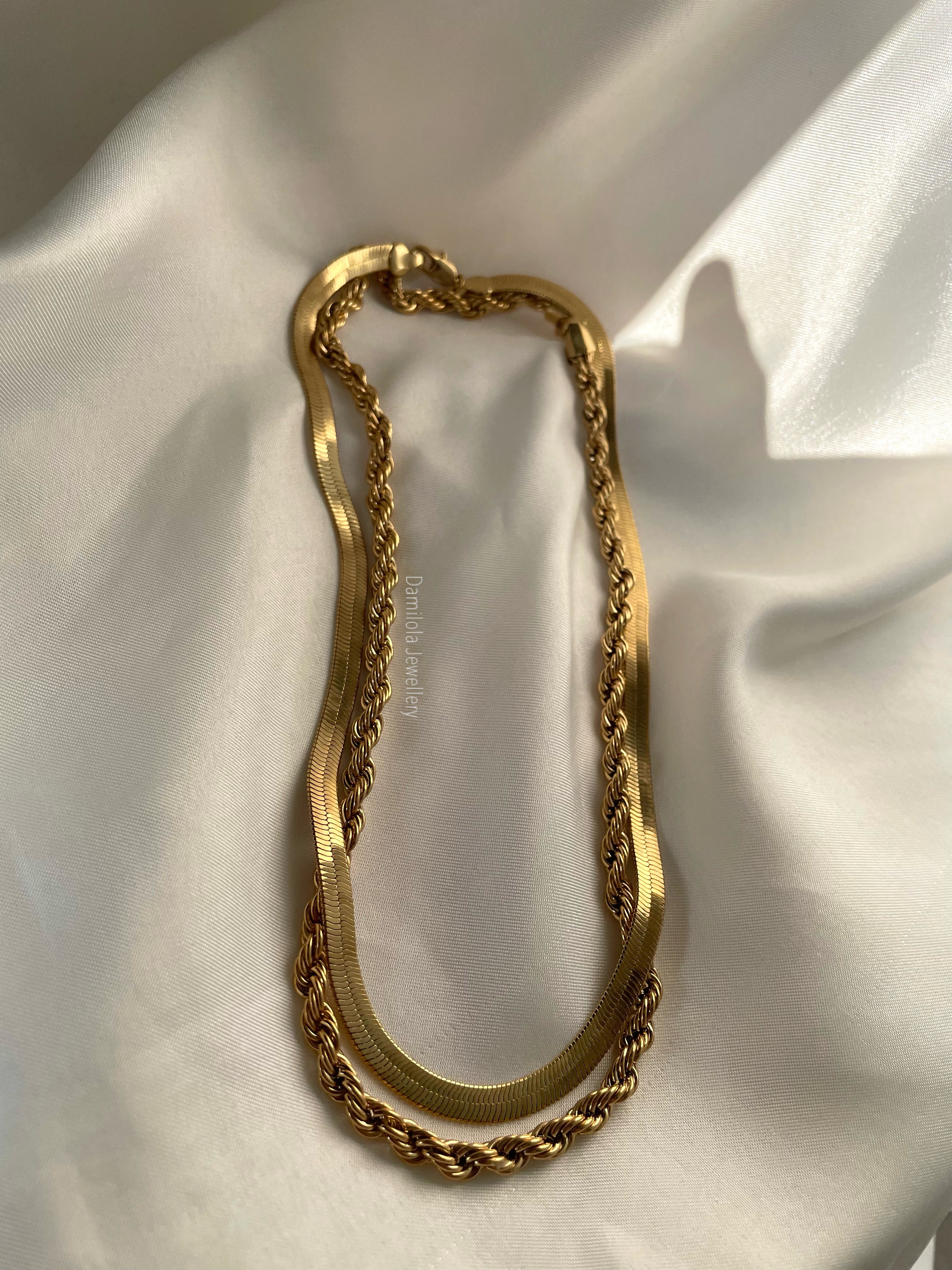 Snake Herringbone Chain - Single