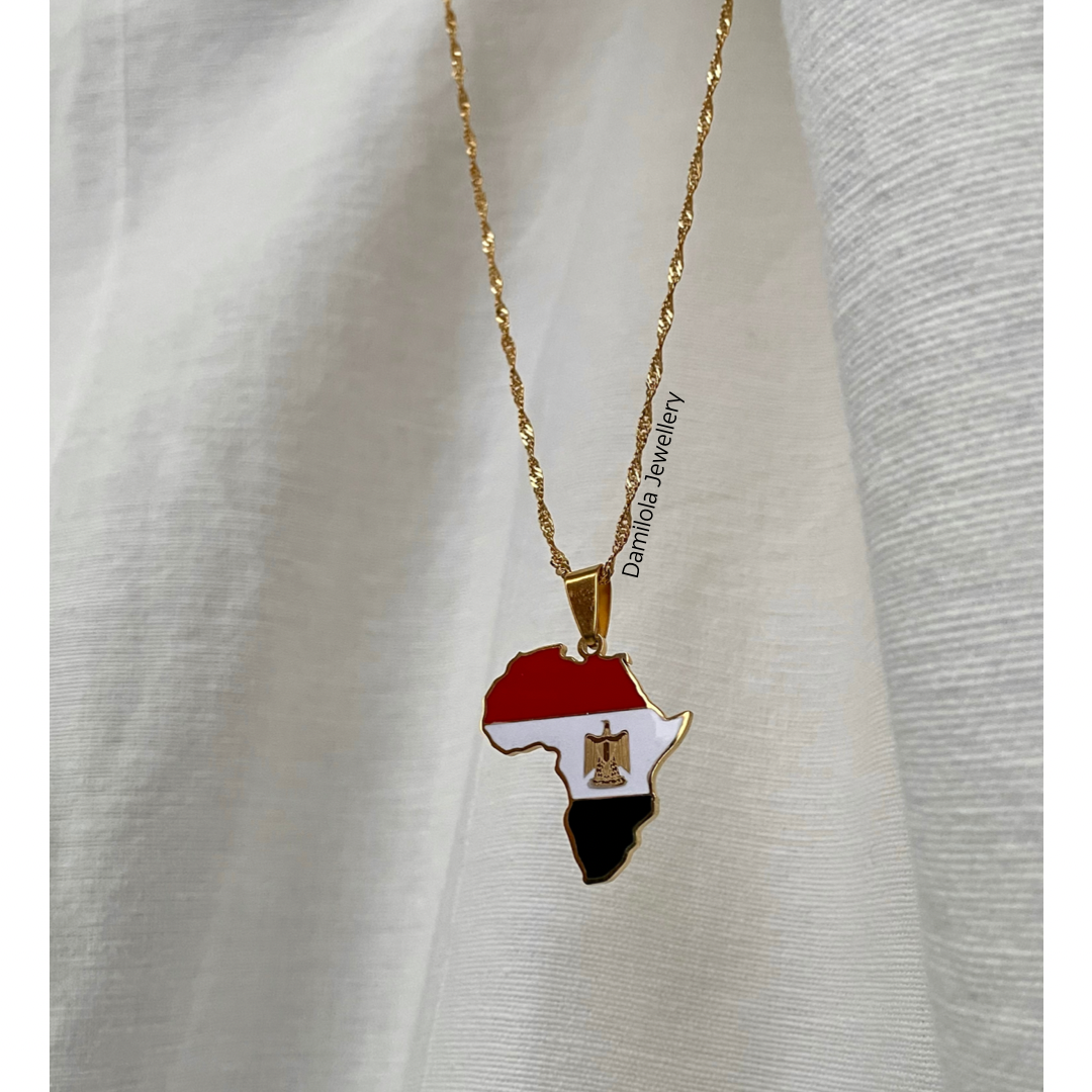 Egypt Flag Necklace 🇪🇬