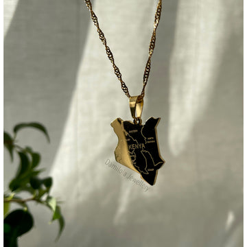 Kenya Engraved Necklace 🇰🇪