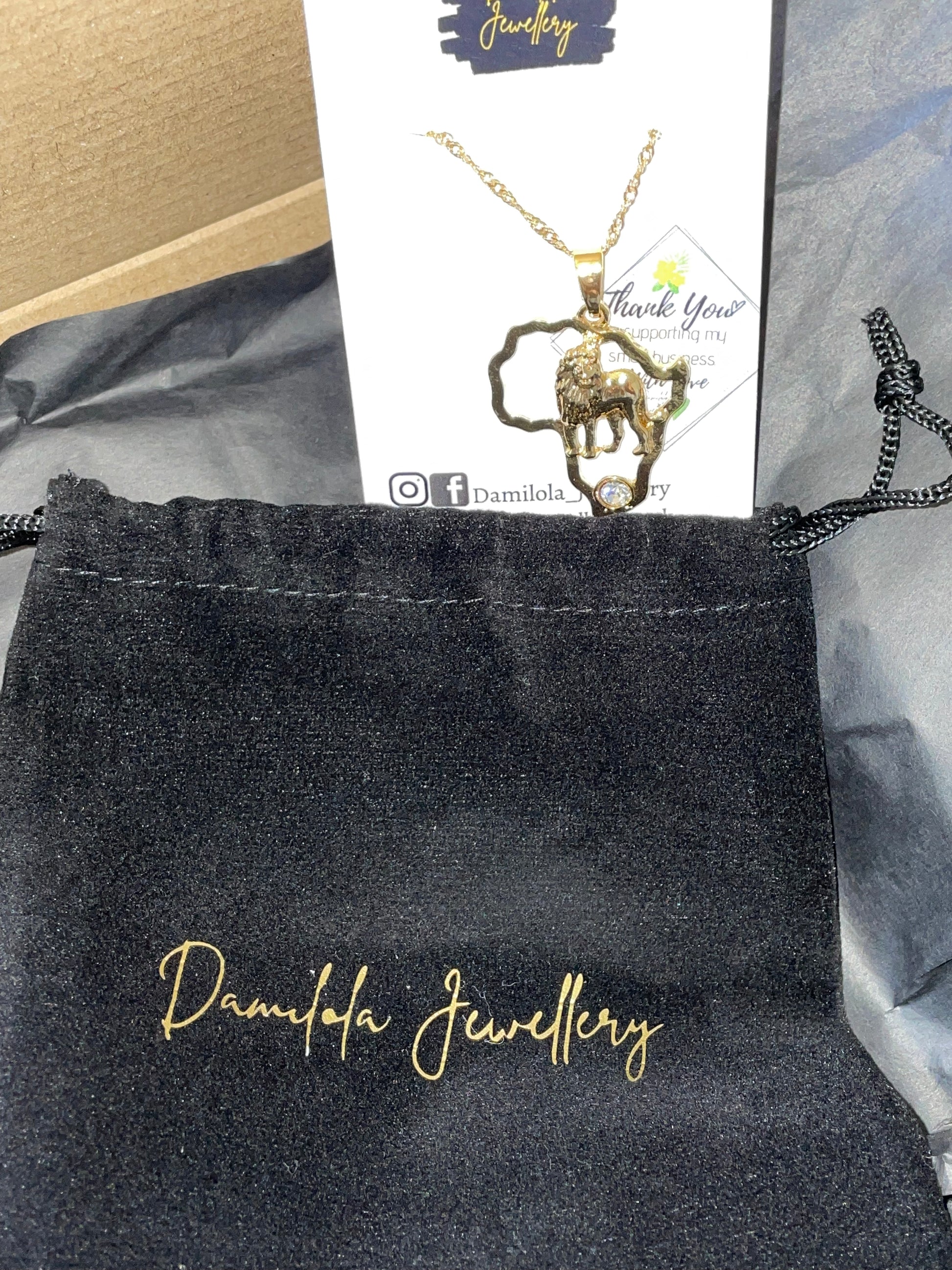 africa lion Necklace