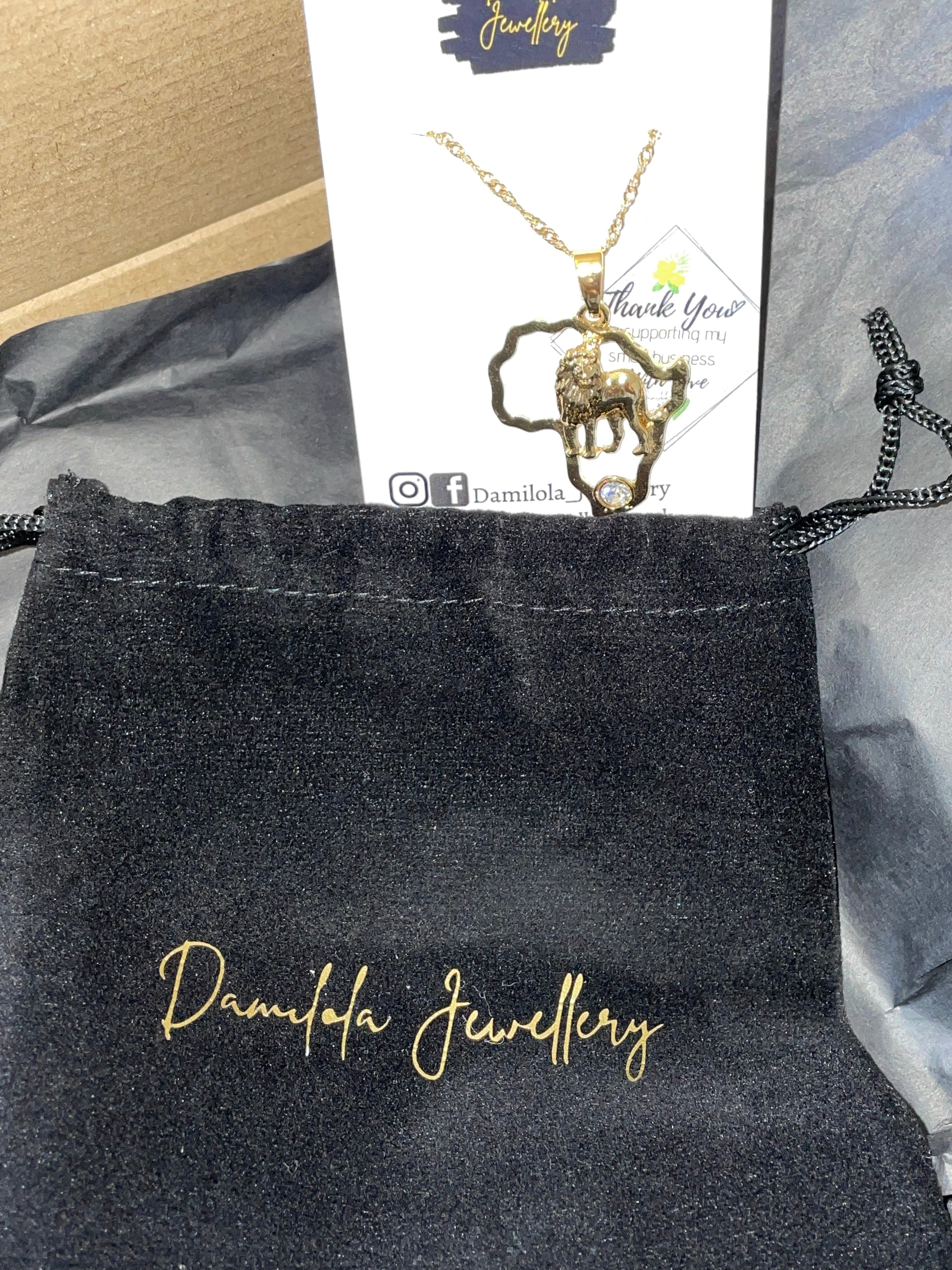 africa lion Necklace